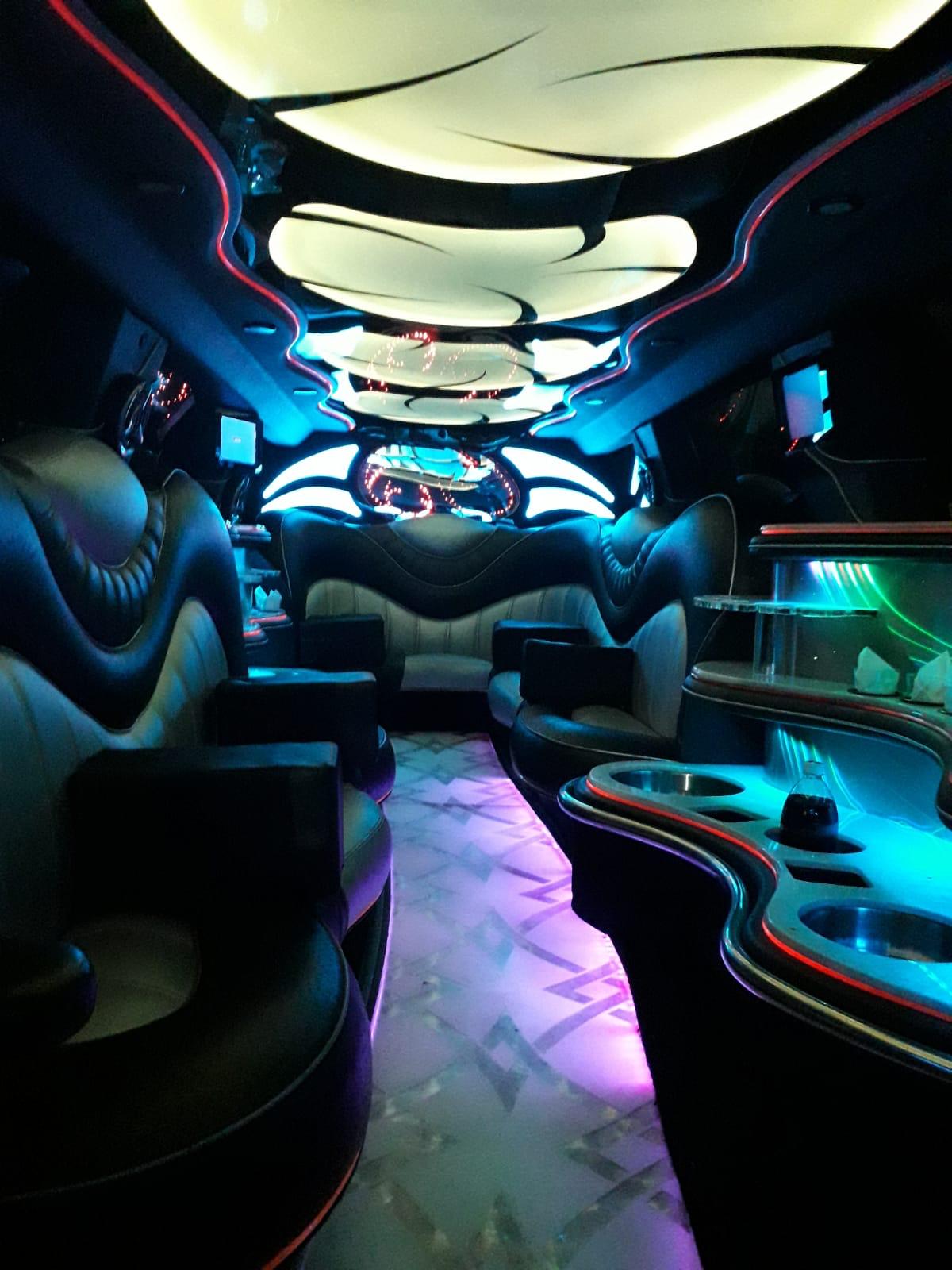 Audi Q7 Limousine Interior 3 in London